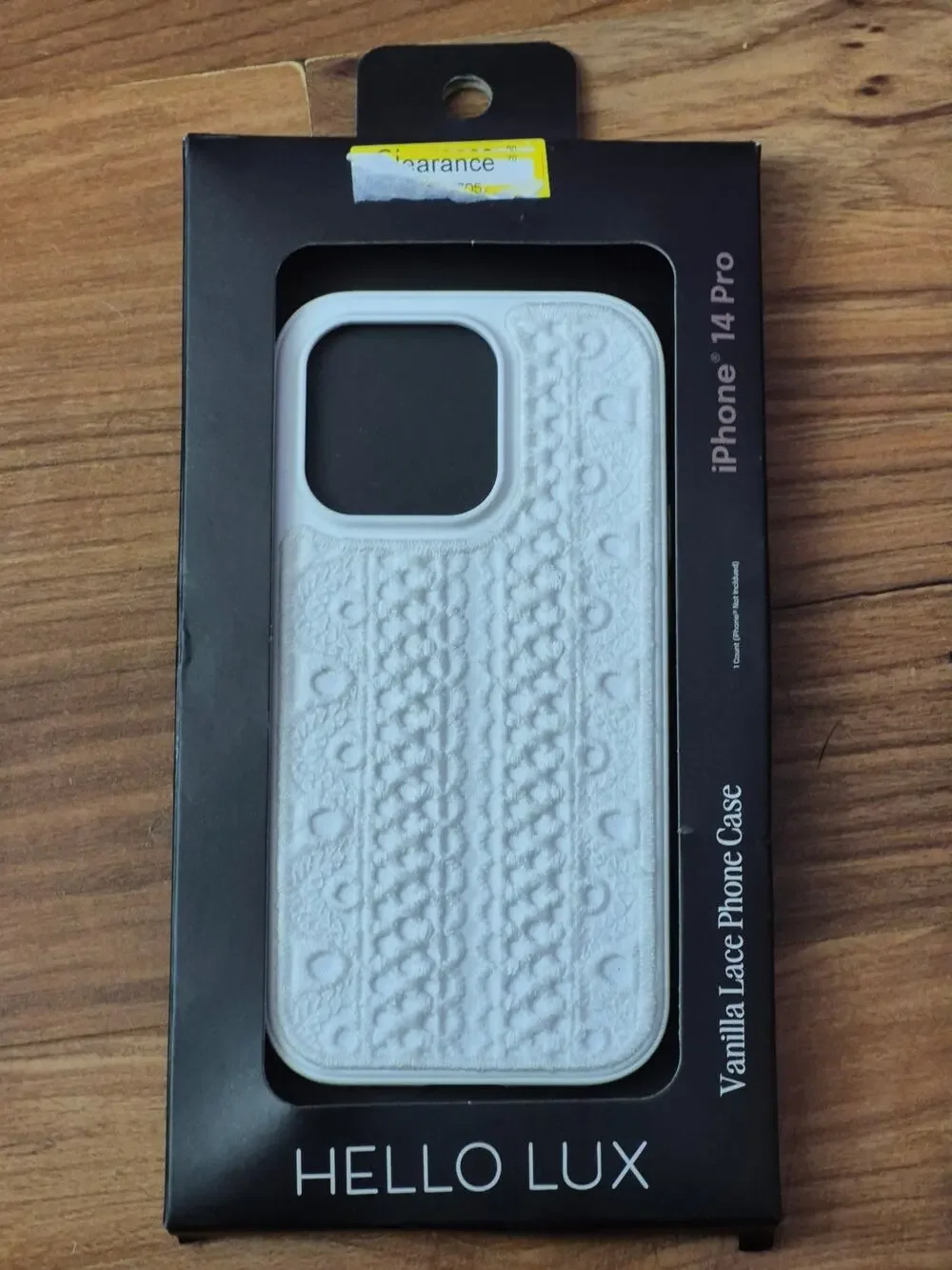 iphone 14 pro hello lux case White Vanilla Lace Phone Case s24